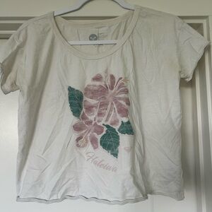 White roxy t shirt